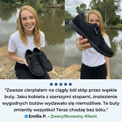 Rootstep Relief | Szerokie buty barefoot polecane dla zmęczonych stóp Rootstep PL
