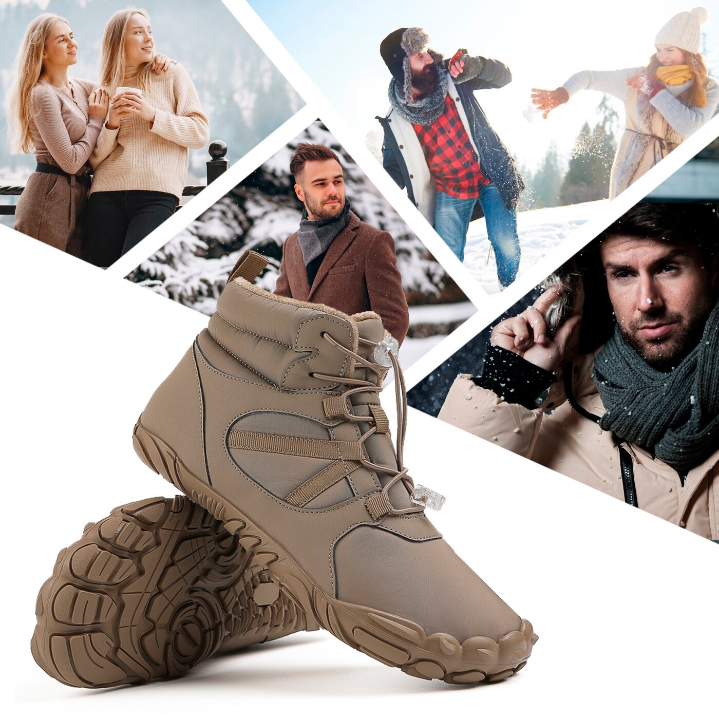 ArcticStep (Nowość) - zimowe buty barefoot uśmierzające ból (Unisex)