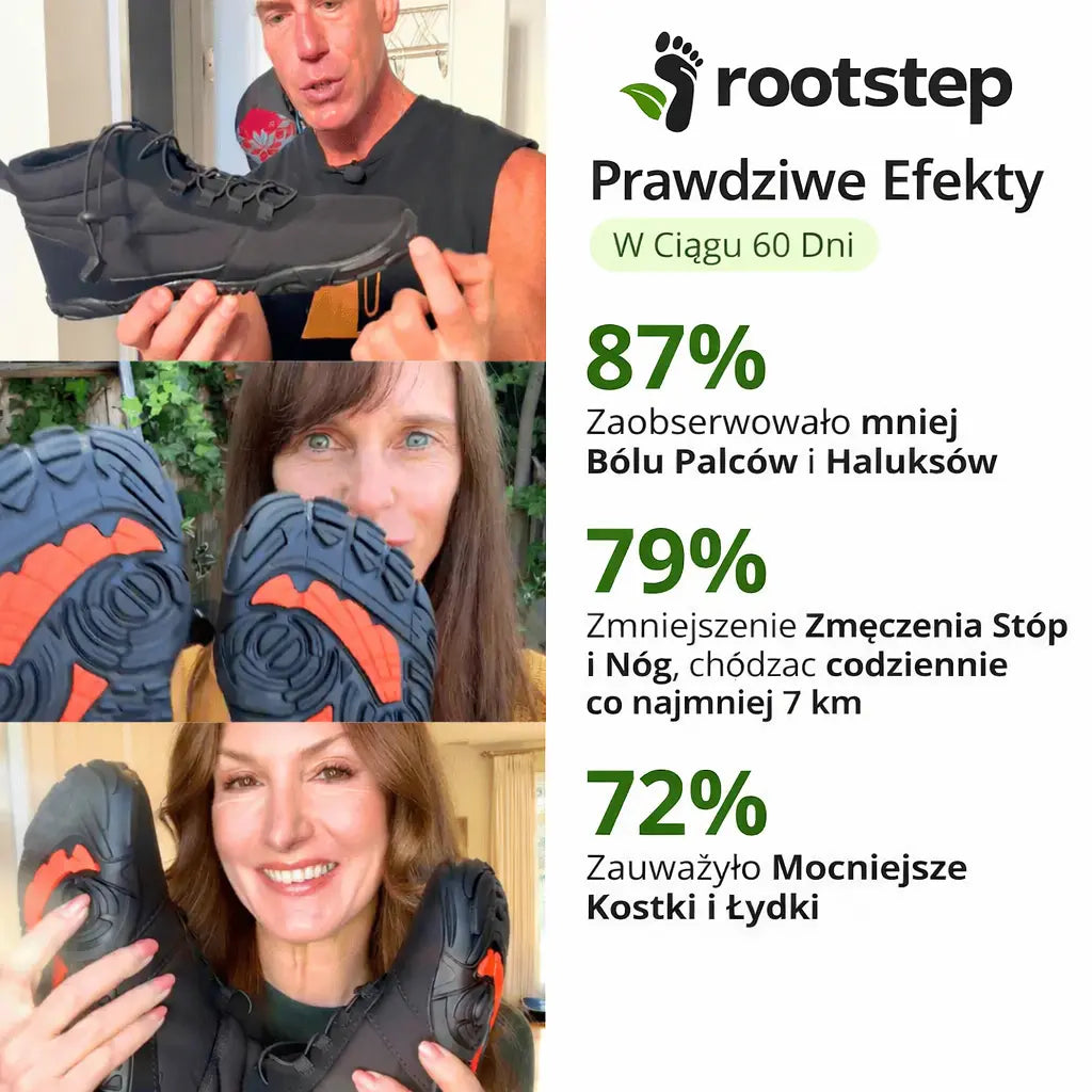 Tundra buty Barefoot  | Antypoślizgowe i eliminują ból (Unisex) Rootstep PL